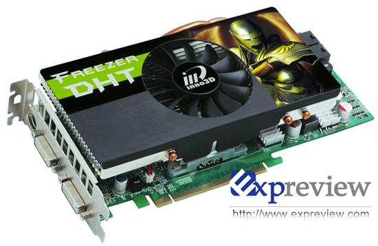 Inno3D'den GeForce 9800GTX+ Freezer DHT geliyor