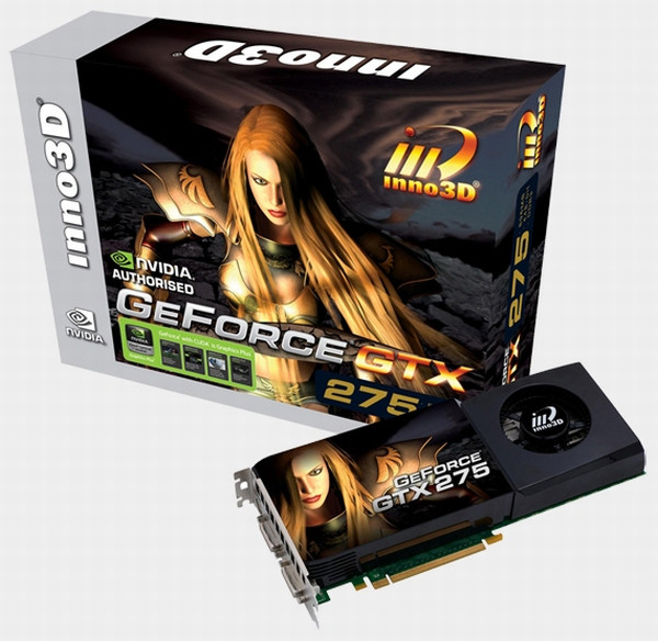 Inno3D, 1.8GB GDDR3 bellekli GeForce GTX 275 modelini gösterdi