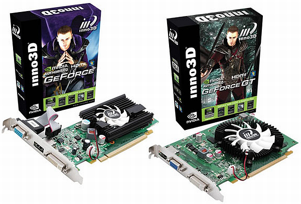 Inno3D GeForce G210 ve GeForce GT220 modellerini duyurdu