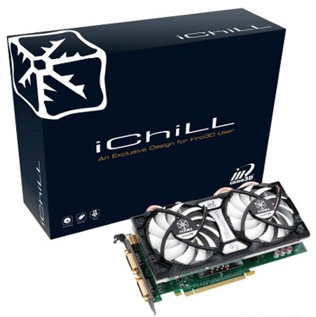 Inno3D özel tasarımlı GeForce GTX 250 iChiLL modelini kullanıma sunuyor