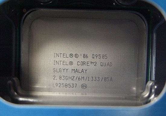 Intel'in dört çekirdekli yeni işlemcisi Core 2 Quad Q9505 Japonya'da satışa sunuldu