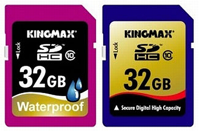 Kingmax yüksek performans sınıfı iki yeni 32GB SDHC bellek kartı hazırladı