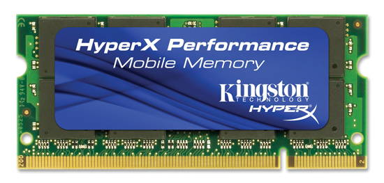 Kingston dizüstü bilgisayarlar için HyperX serisi 2GB'lık bellek modülü hazırladı