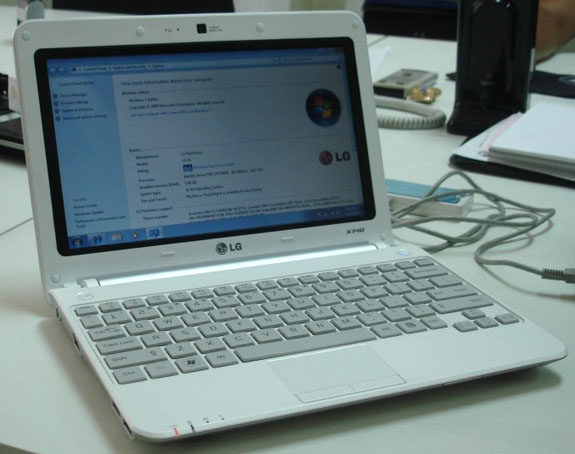 LG'nin yeni netbook modeli X140 gün ışığına çıktı