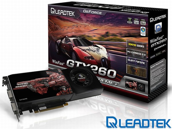 Leadtek yenilenen GeForce GTX 260 EXTREME+ modelini duyurdu