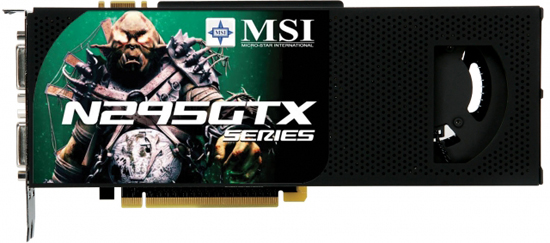MSI çift grafik işlemcili GeForce GTX 295 modelini duyurdu