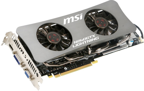 MSI'ın GeForce GTX 260 Lightining modeli 1.1GHz'e çıkartıldı