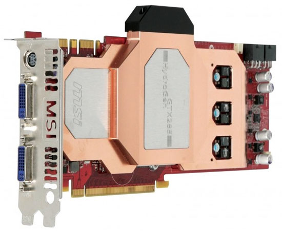 MSI su soğutmalı GeForce GTX 285 HydroGen modelini duyurdu