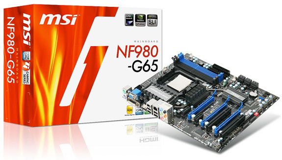MSI'dan AMD işlemciler için yeni anakart; NF980-G65