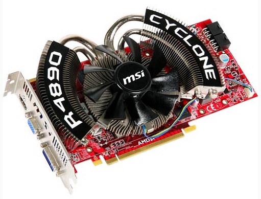 MSI Cyclone serisi 1GHz'de çalışan Radeon HD 4890 SOC modelini duyurdu