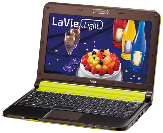 NEC, Atom 2 işlemcili LaVie Light netbook modelini tanıttı