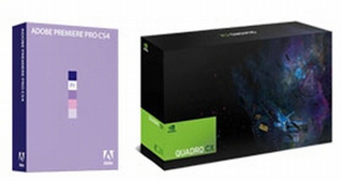 Nvidia, Quadro CX'in kutu içeriğine Adobe Premiere Pro CS4 yazılımını ekledi