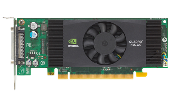Nvidia Quadro NVS 420; Çift GPU'lu ve düşük profilli ekran kartı