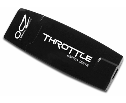OCZ'den eSATA destekli yeni USB bellek; Throttle