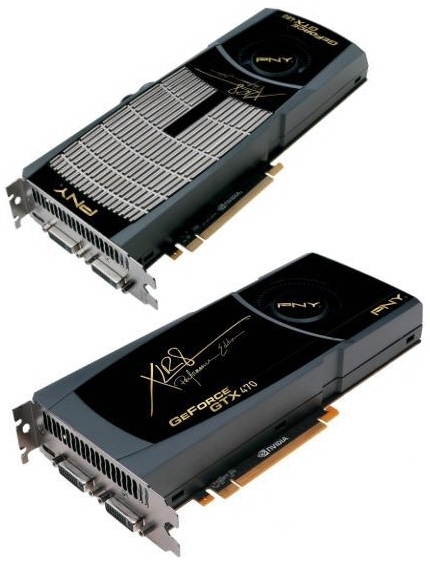 PNY, GeForce GTX 470 ve GeForce GTX 480 modellerini duyurdu