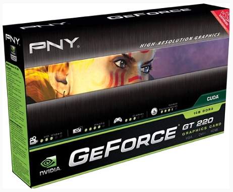 PNY GeForce G210 ve GeForce GT220 modellerini tanıttı