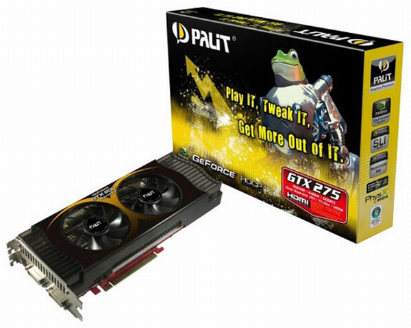Palit özel tasarımlı GeForce GTX 275 modelini duyurdu