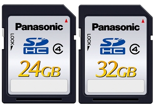 Panasonic yüksek kapasiteli SDHC bellek kartlarını duyurdu