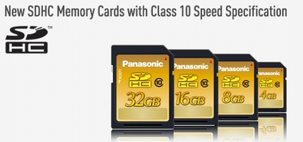 Panasonic SDHC serisi yeni bellek kartlarını kullanıma sunuyor