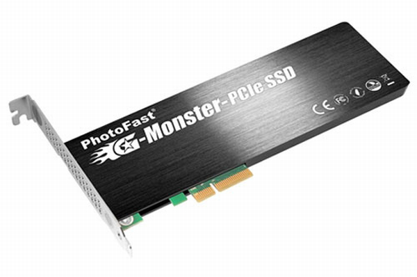 PhotoFast, PCIe x8 uyumlu yeni SSD'si ile 750MB/sn'lik hız sunuyor