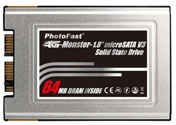 PhotoFast  microSATA ara birimini kullanan yeni SSD modelini duyurdu