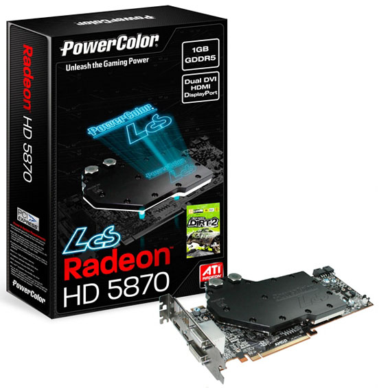 PowerColor su soğutmalı Radeon HD 5870 LCS modelini tanıttı