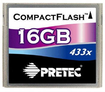 Pretec, 16GB kapasiteli CompactFlash bellek kartıyla hız rekoru kırdı