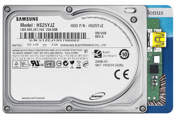 Samsung 1.8-inç boyutundaki 256GB kapasiteli yeni sabit diskini tanıttı