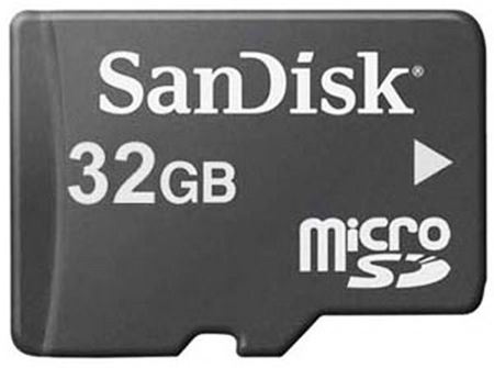 SanDisk 32GB kapasiteli microSDHC bellek kartını duyurdu