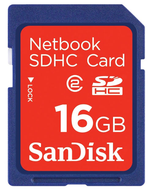 SanDisk netbook'lara özel iki yeni SDHC bellek kartını kullanıma sundu