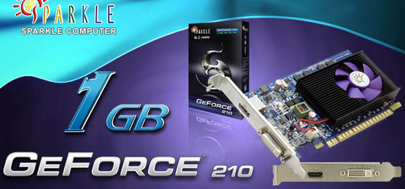 Sparkle 128-bit destekli GeForce 210 modelini duyurdu