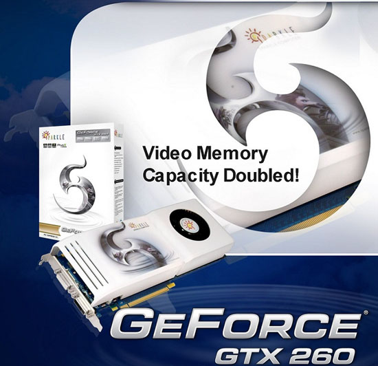 Sparkle, 1.8GB GDDR3 bellekli GeForce GTX 260 modelini tanıttı