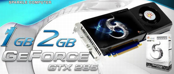 Sparkle'dan 2GB GDDR3 bellekli GeForce GTX 285 geliyor