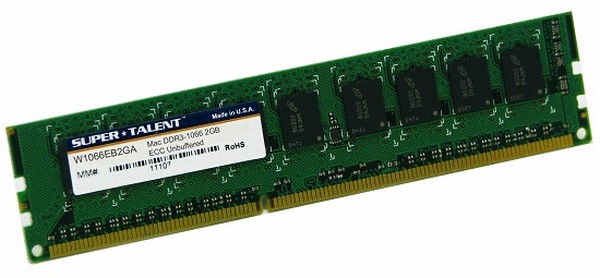 Super Talent, Mac dostu DDR3 belleklerini duyurdu