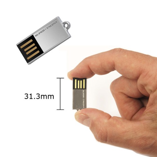 Super Talent'dan 16GB kapasiteli dünyanın en küçük USB bellekleri