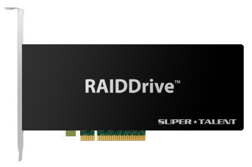 SuperTalent'dan RAIDDrive serisi 2TB kapasiteli PCIe SSD