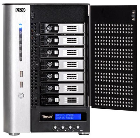 Thecus'dan yüksek performanslı ağ depolama sistemi: N7700PRO
