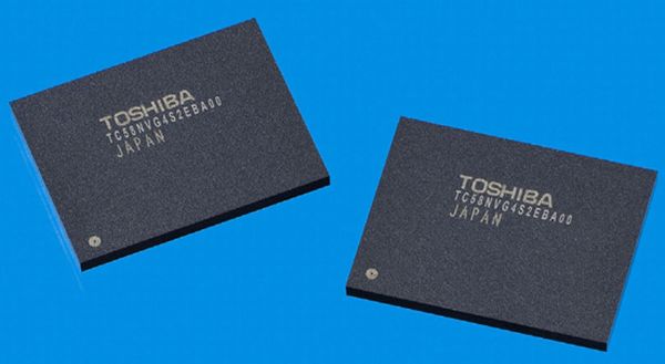 Toshiba 43nm üretim teknolojisiyle SLC NAND flash yongası üretmeye başlıyor
