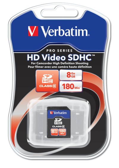 Verbatim, HD Video serisi iki yeni SDHC bellek kartını duyurdu