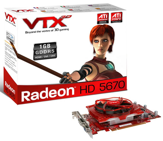 VTX3D Radeon HD 5670 tabanlı iki yeni ekran kartı hazırladı