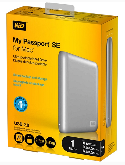 Western Digital'den Mac kullanıcıları için My Passport SE serisi harici sürücüler