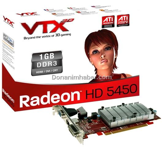VTX3D, Radeon HD 5450 modellerini duyurdu