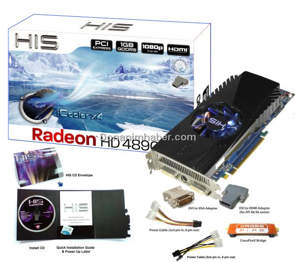 HIS özel tasarım Radeon HD 4890 iCooler X4 modelini hazırladı