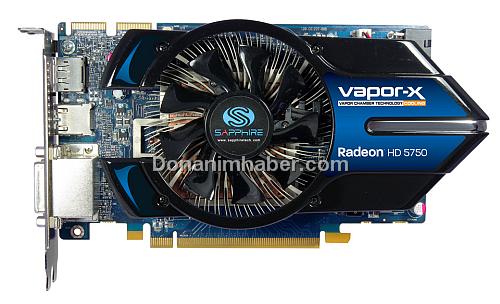 Sapphire Radeon HD 5750 Vapor-X hazır