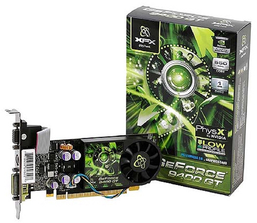 XFX giriş seviyesi sistemler için 1GB bellekli GeForce 9400GT hazırladı