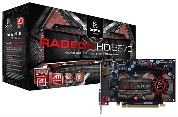 XFX Radeon HD 5670 temelli yeni ekran kartlarını duyurdu