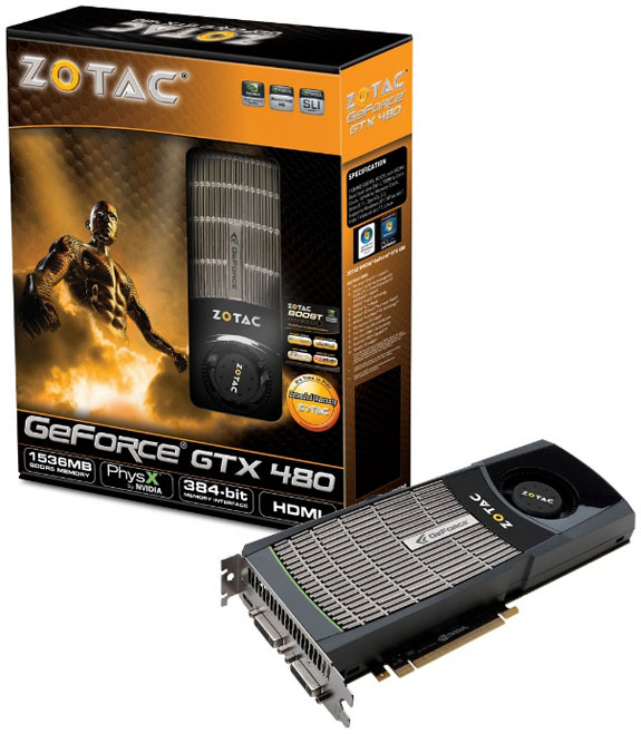 Zotac GeForce GTX 470 ve GTX 480 modellerini tanıttı