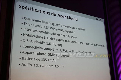 Acer, Liquid'deki Qualcomm Snapdragon'un saat hızını düşürecek