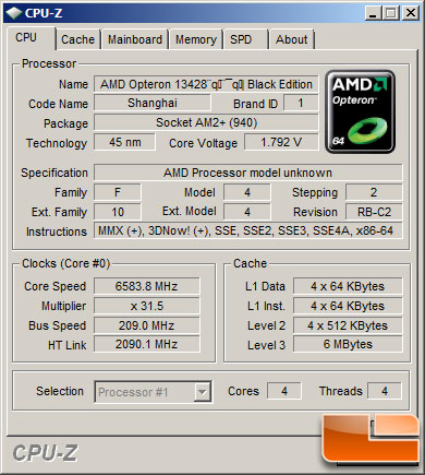 AMD Phenom II X4 42 BE TWKR detaylandı