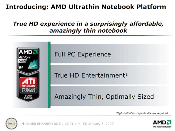 AMD Yukon platformunu duyurdu